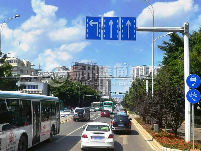 BZG-007，交通標志桿，分道標志桿