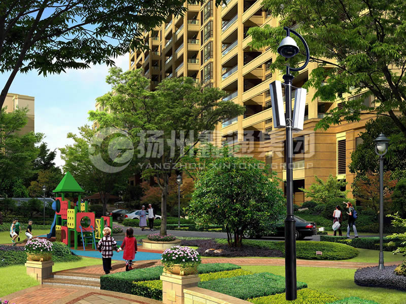 DJG-027，電子警察桿，小區(qū)監(jiān)控桿