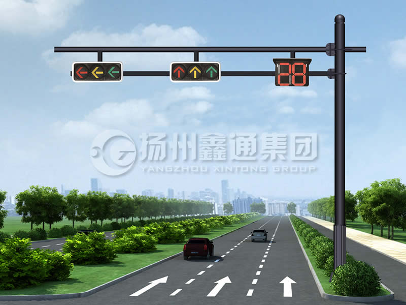 XHDG-061，F(xiàn)型信號燈桿，晉中信號燈桿
